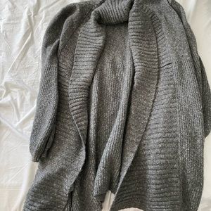 Chunky gray cardigan